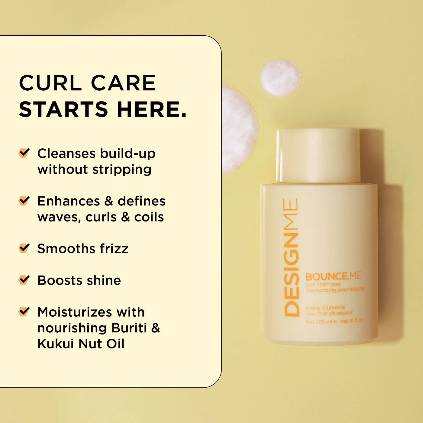 DESIGNME Bounce.Me Curl Shampoo 1000ml