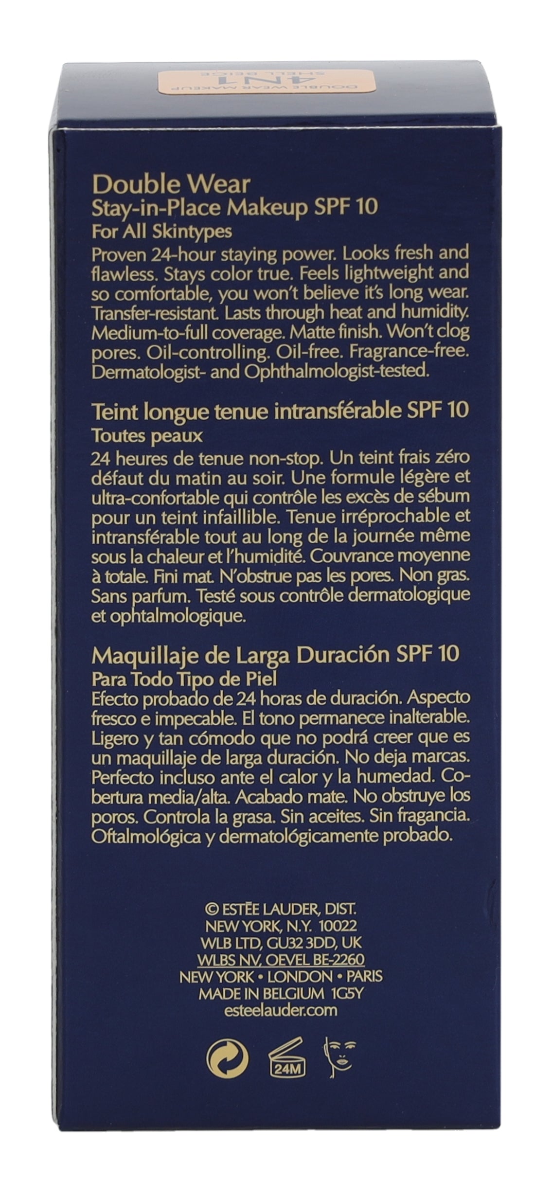 Estée Lauder Double Wear Stay In Place Makeup #4N1 Shell Beige 30ml
