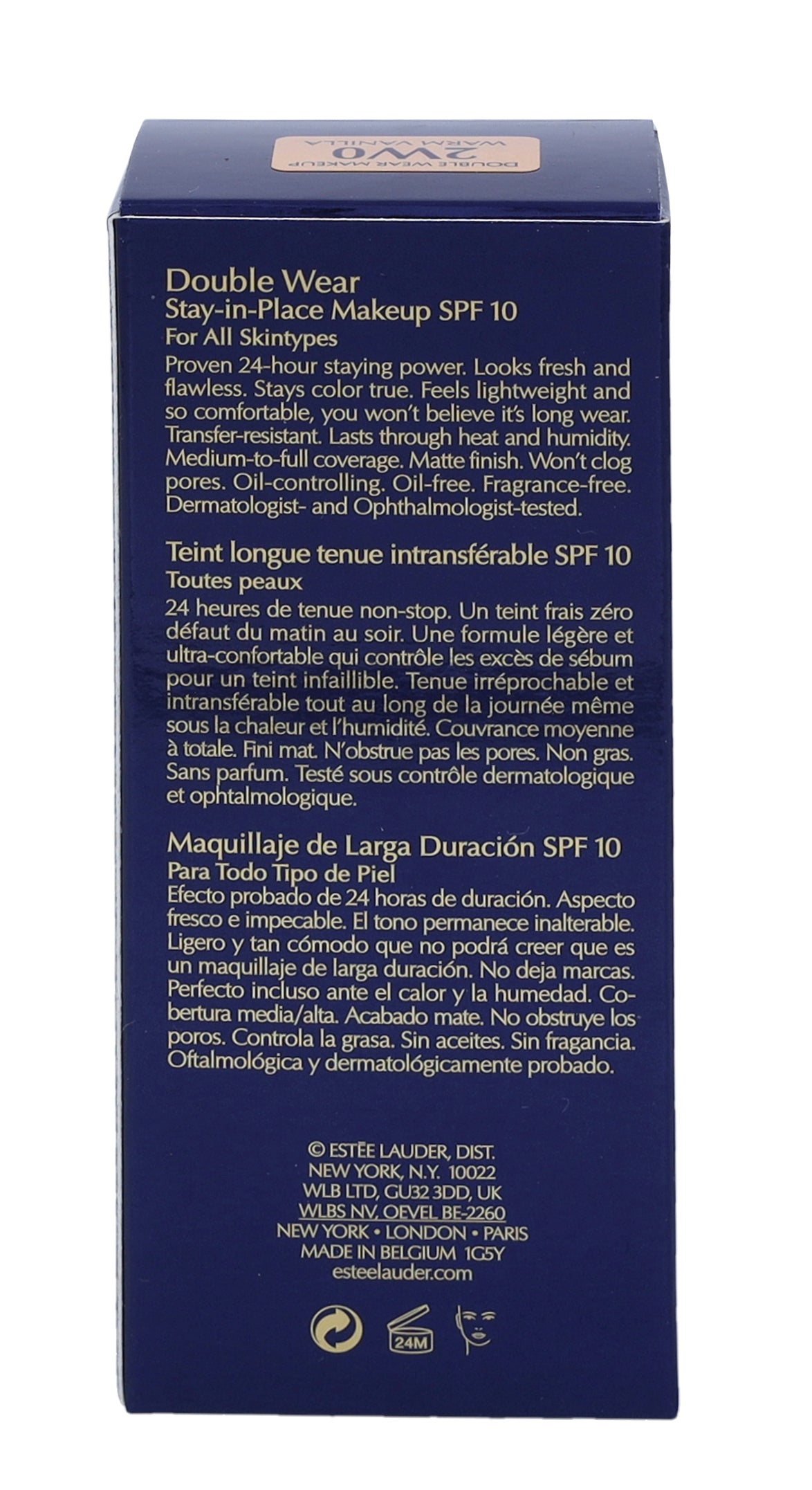 Estée Lauder Double Wear Stay In Place Makeup #2W0 Warm Vanilla 30ml