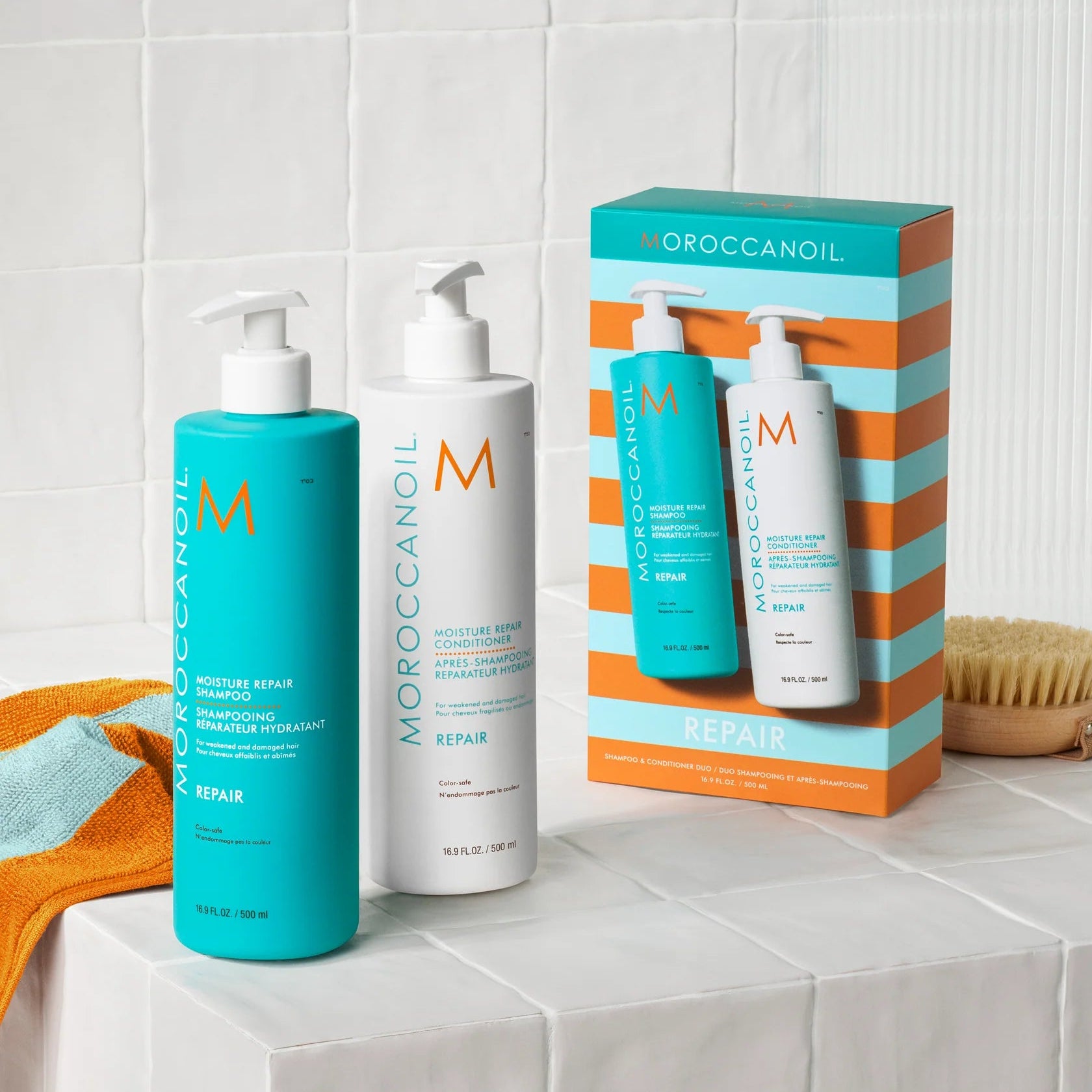 Moroccanoil Moisture Repair Shampoo & Conditioner Duo (2x500ml)
