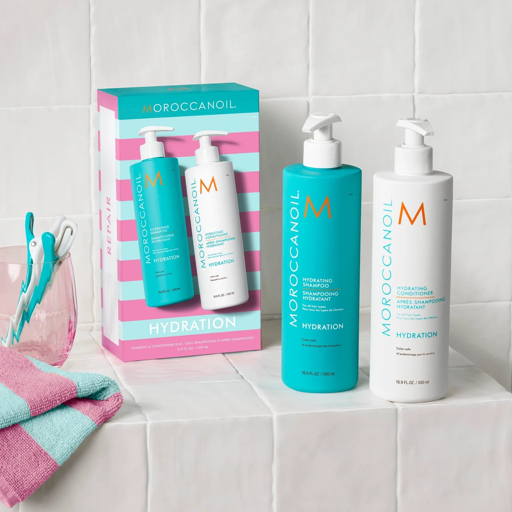 Moroccanoil Hydrating Shampoo and Conditioner Duo (2x500ml)