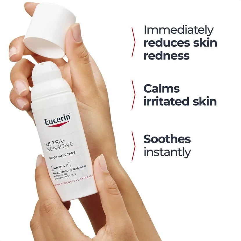 Eucerin Ultra Sensitive Soothing Face Cream for Normal to Combination Skin 50ml