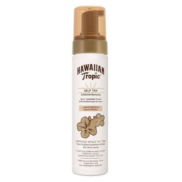 Hawaiian Tropic Self Tanning Foam Light/Medium 200ml
