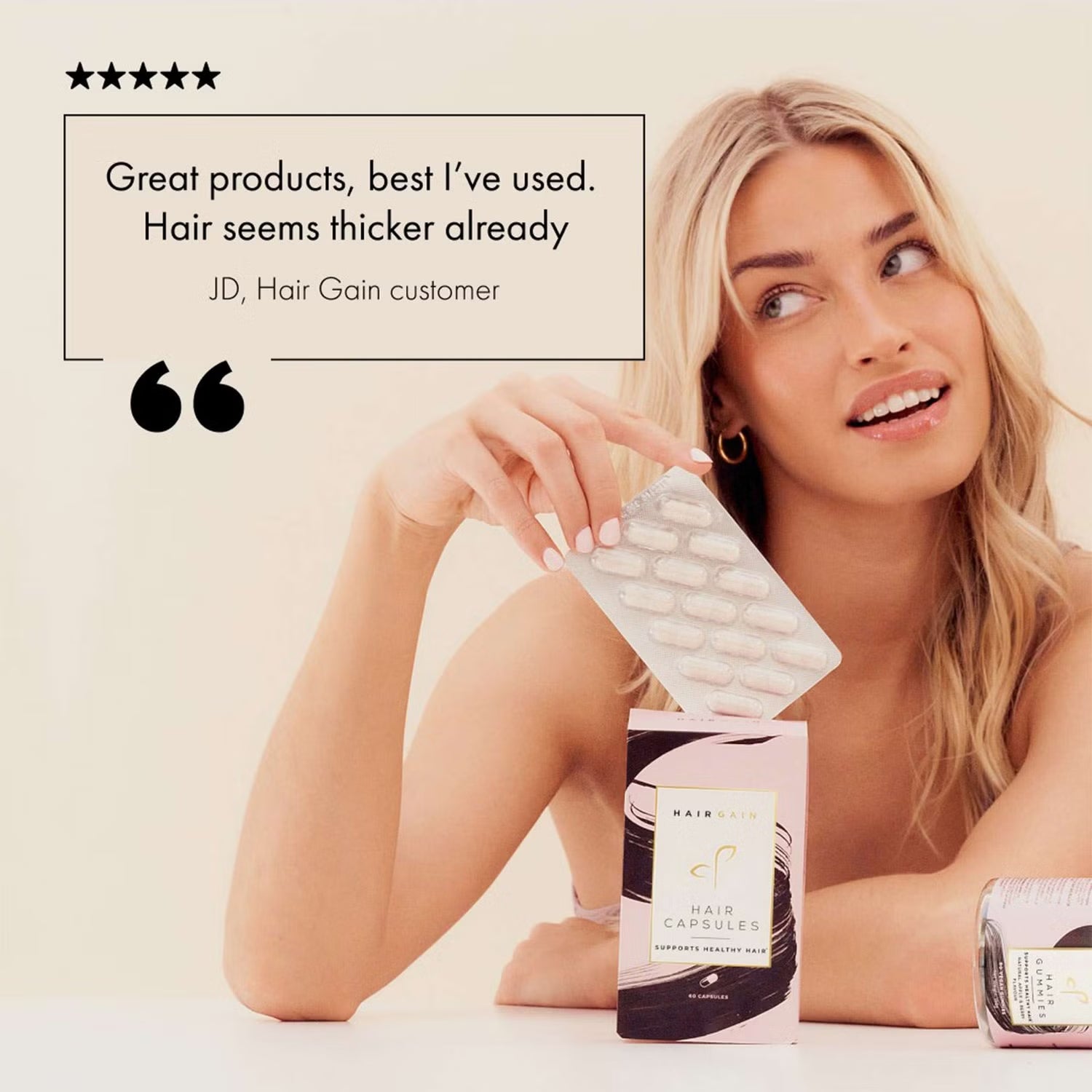 Hair Gain Hair Capsules - 60 Capsules