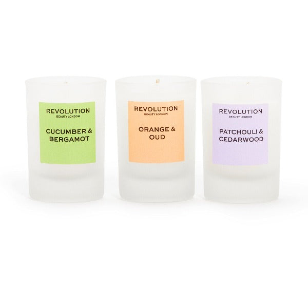Revolution Floral Mini Scented Candle Trio