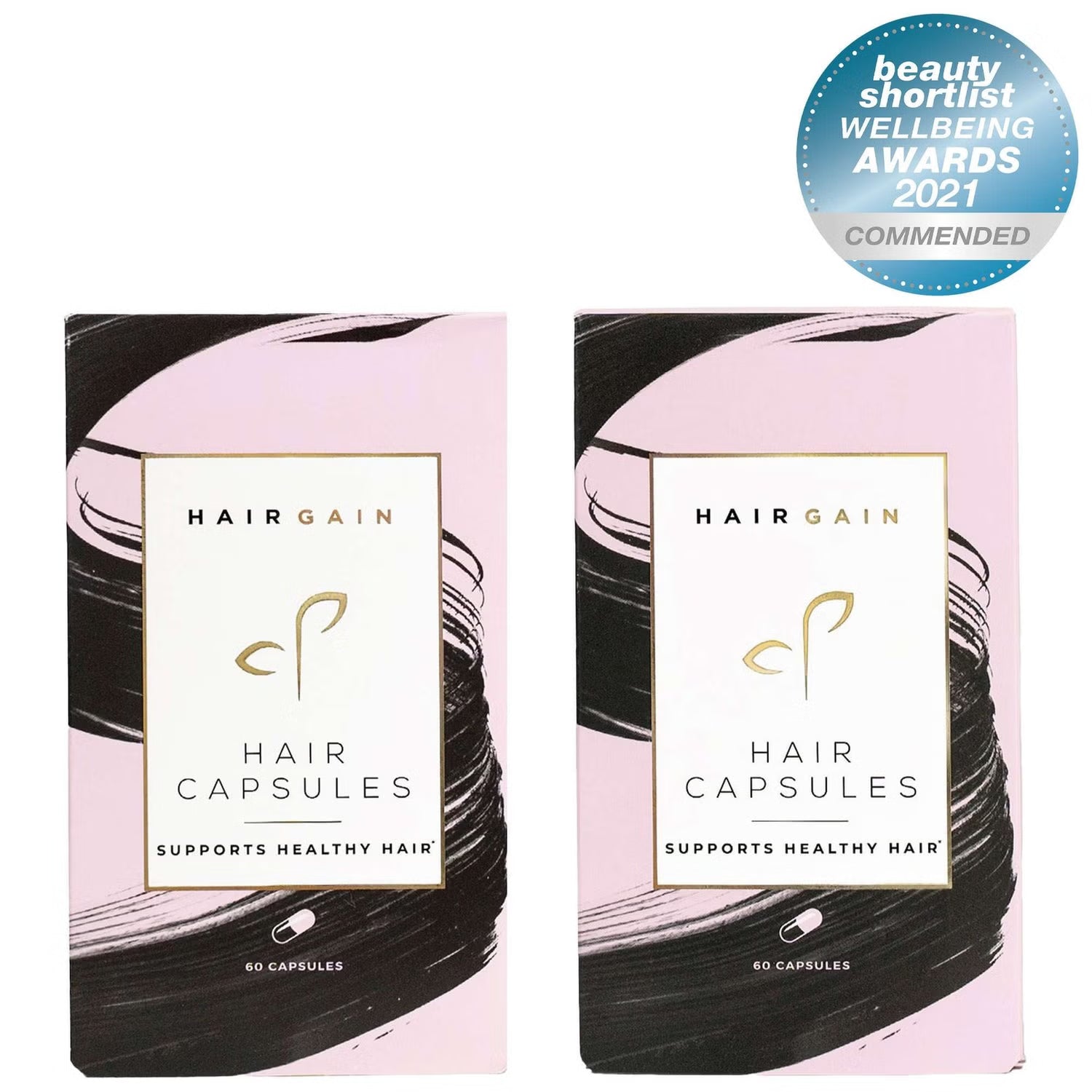 Hair Gain Hair Capsules Duo Gift Set
