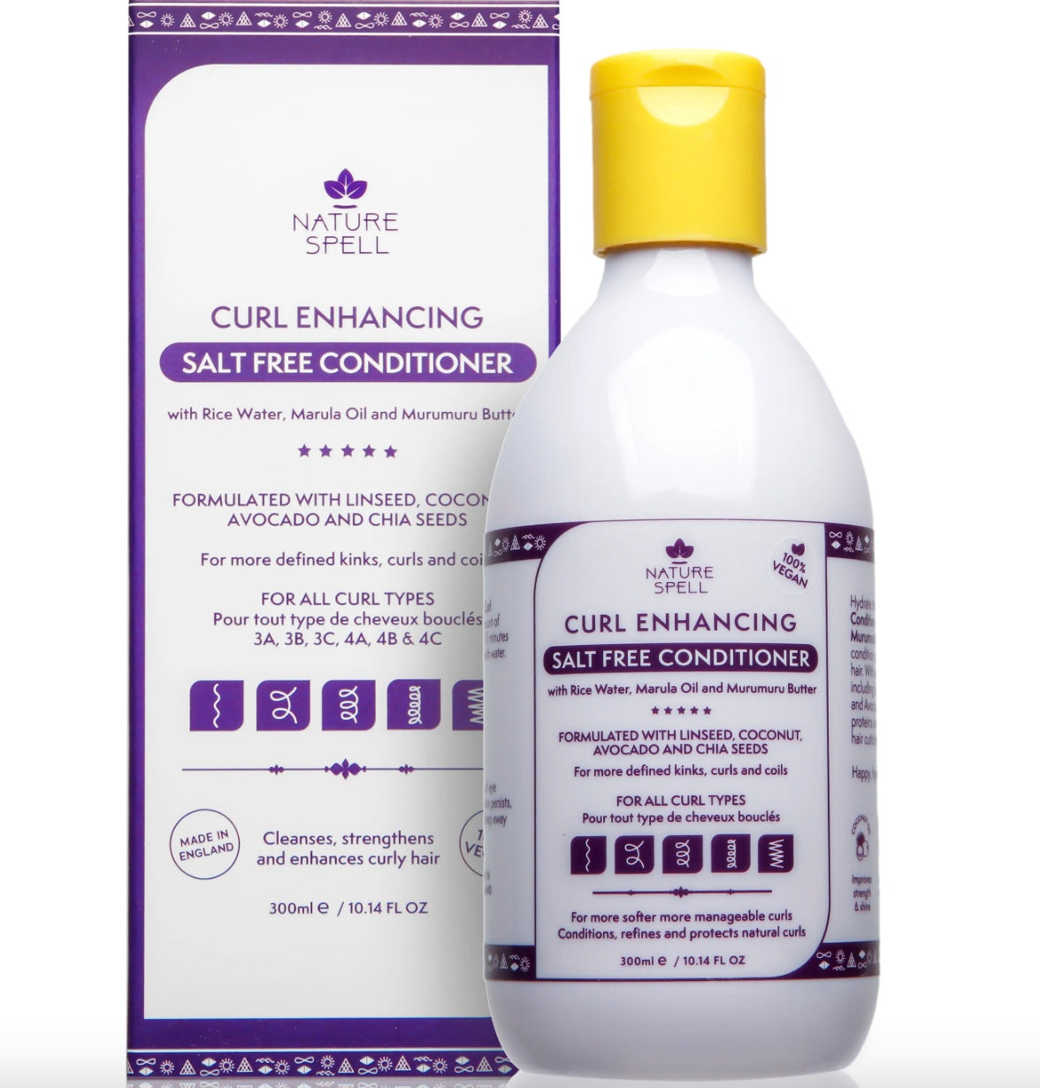 Nature Spell Curl Enhancing Salt Free Conditioner 300ml