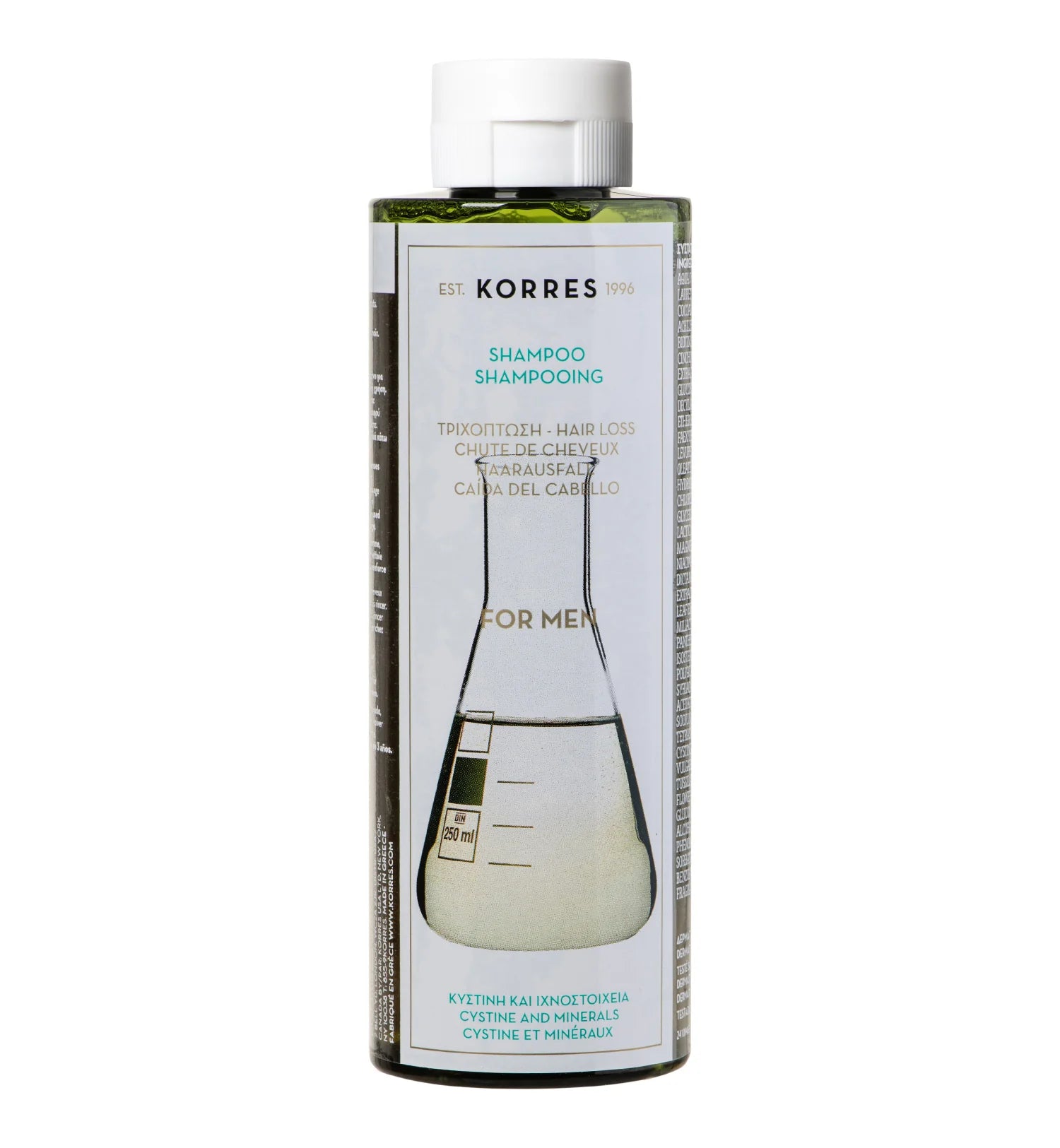 Korres Cystine + Minerals Anti Hair-Loss Shampoo for Men 250ml (1+1)