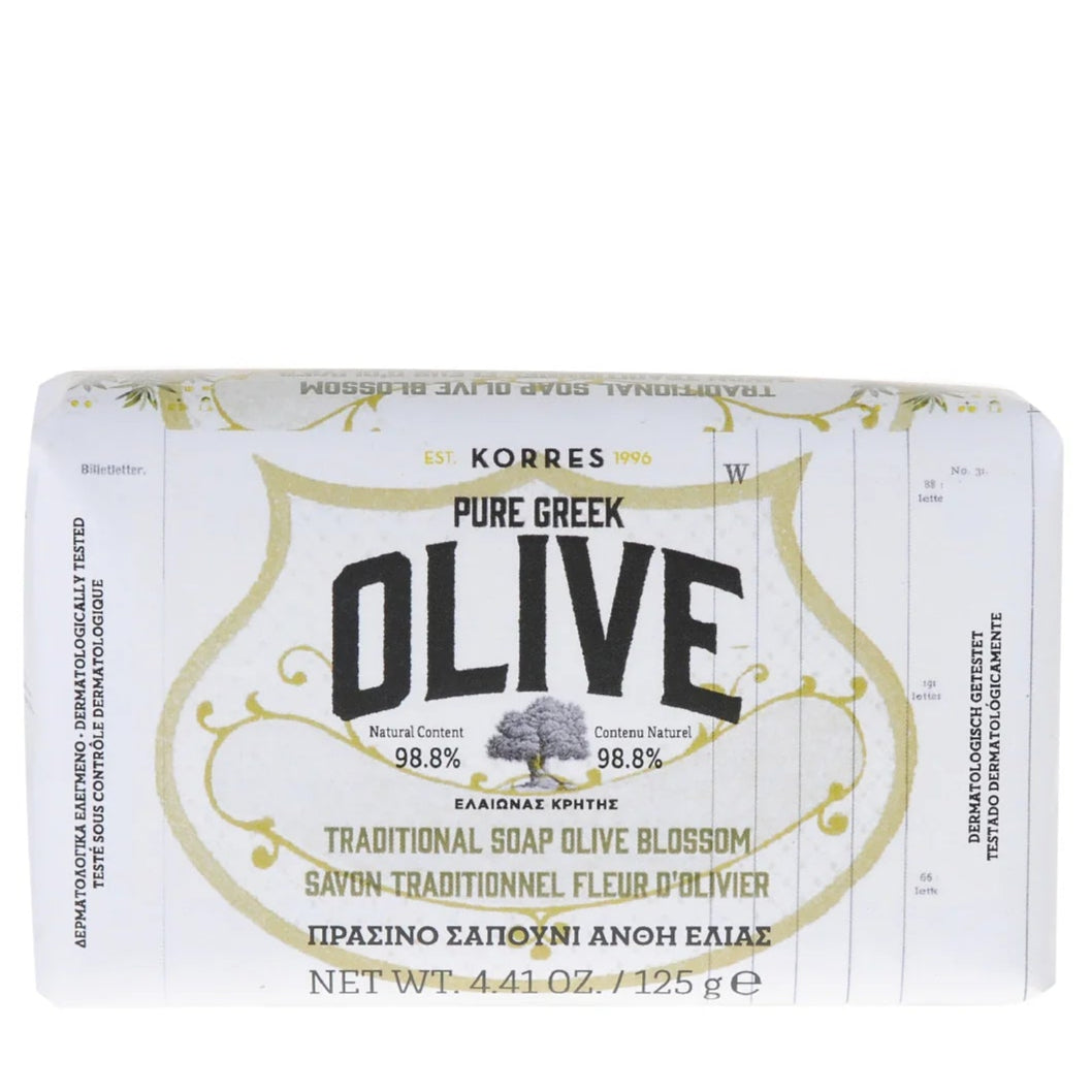 Korres Pure Greek Olive Traditional Soap Olive Blossom 125g