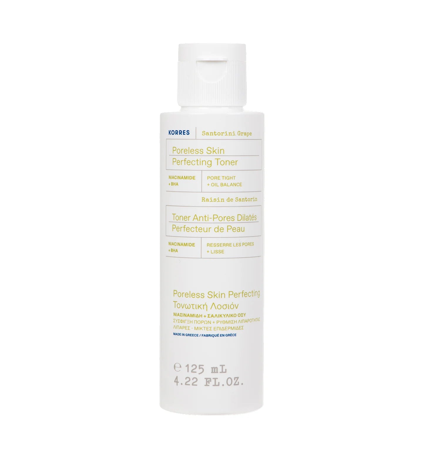 Korres Santorini Grape Poreless Skin Perfecting Toner 125ml