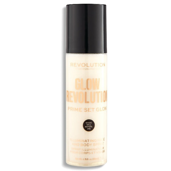 Revolution Prime Set Glow Illuminating Face and Body Spray HWS Beauty