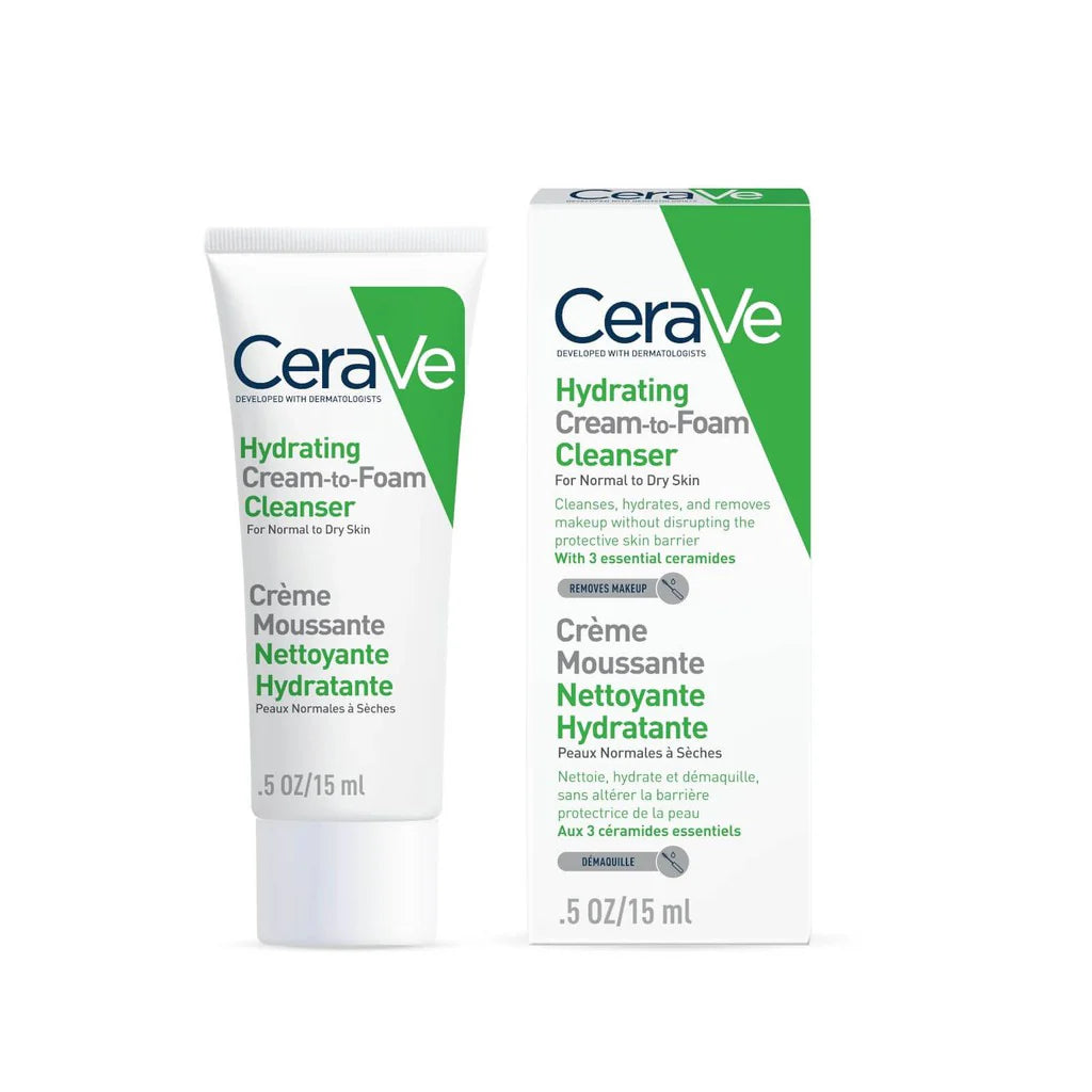 CeraVe Hydrating Cream to Foam Cleanser 50ml