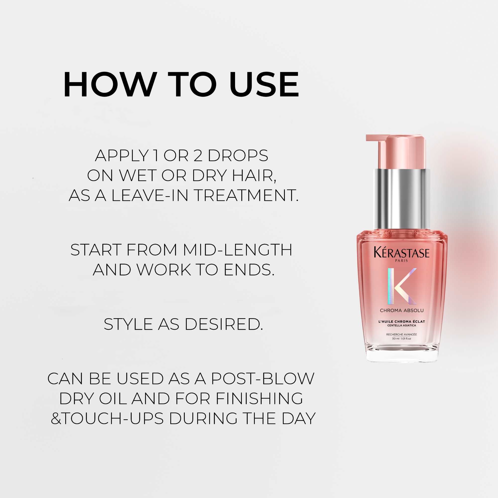 Kerastase L'Huile Chroma Absolu Chroma Eclat Hair Oil 30ml