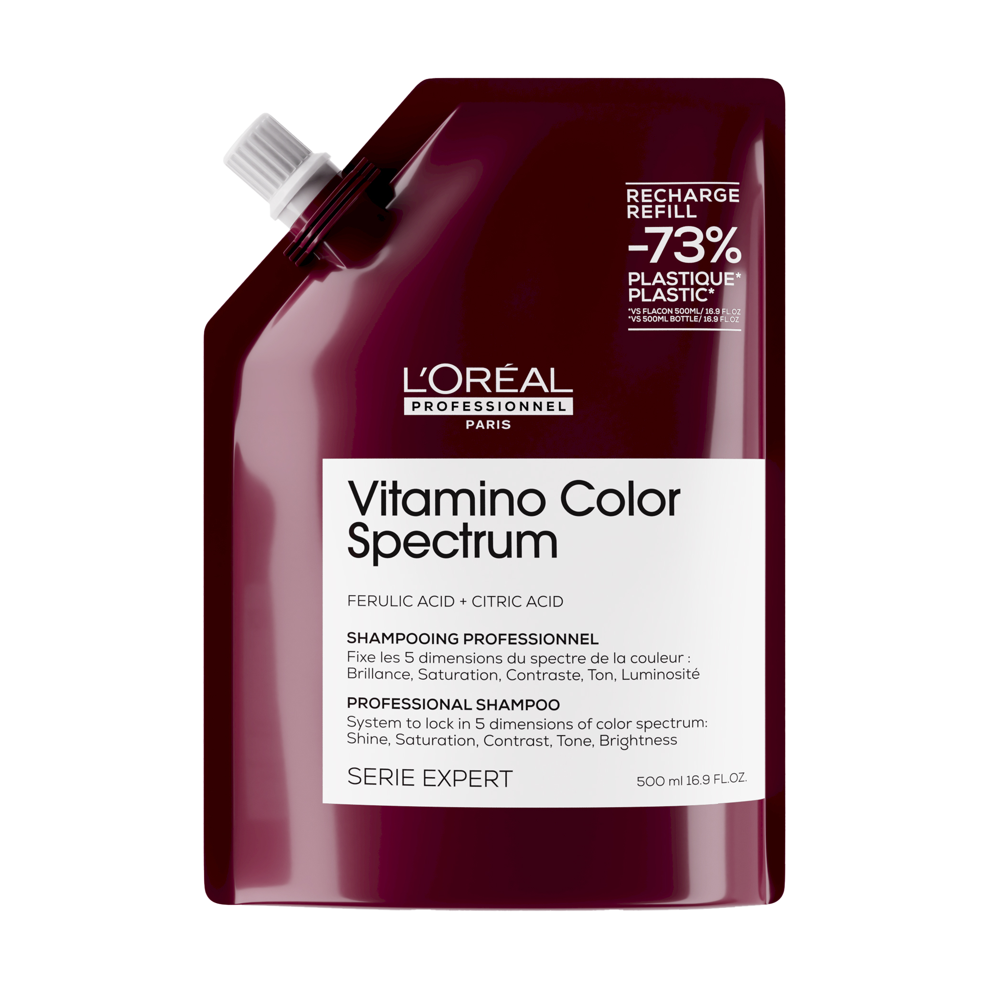 L'Oréal Professional Vitamino Color Spectrum Shampoo Refill Pouch 500ml