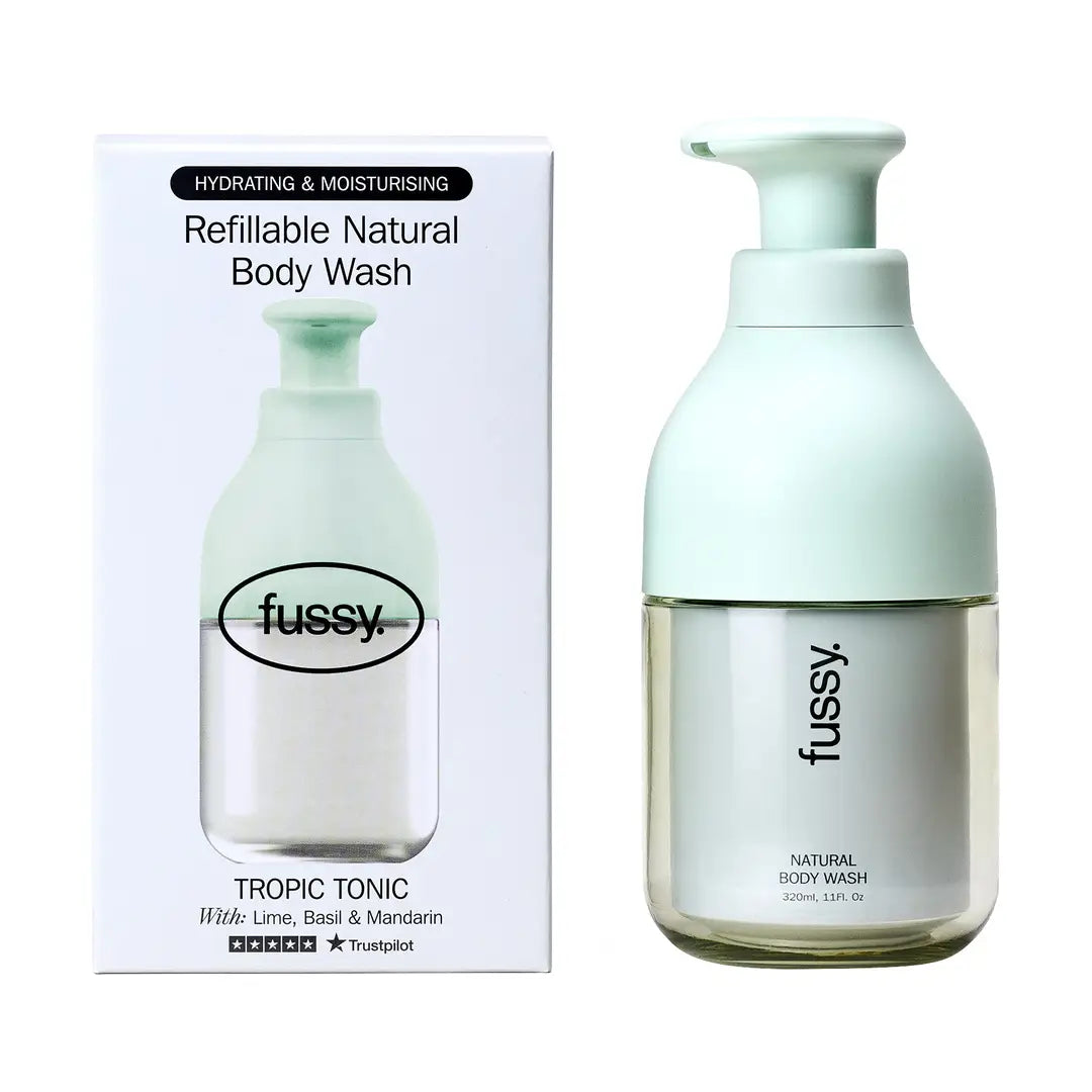 Fussy Refillable Natural Body Wash Tropic Tonic 320ml