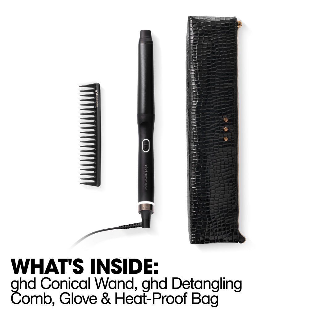 ghd Chronos Curve Conical Wand Festive Gift Set