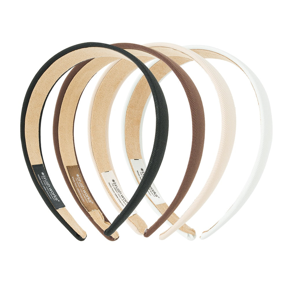 Brushworks Classic Headbands – 4 Pack