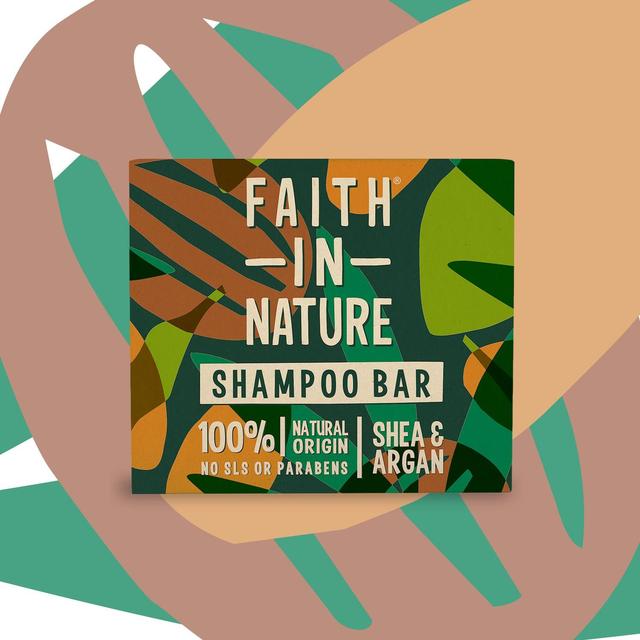 Faith in Nature Shea & Argan Shampoo Bar 85g