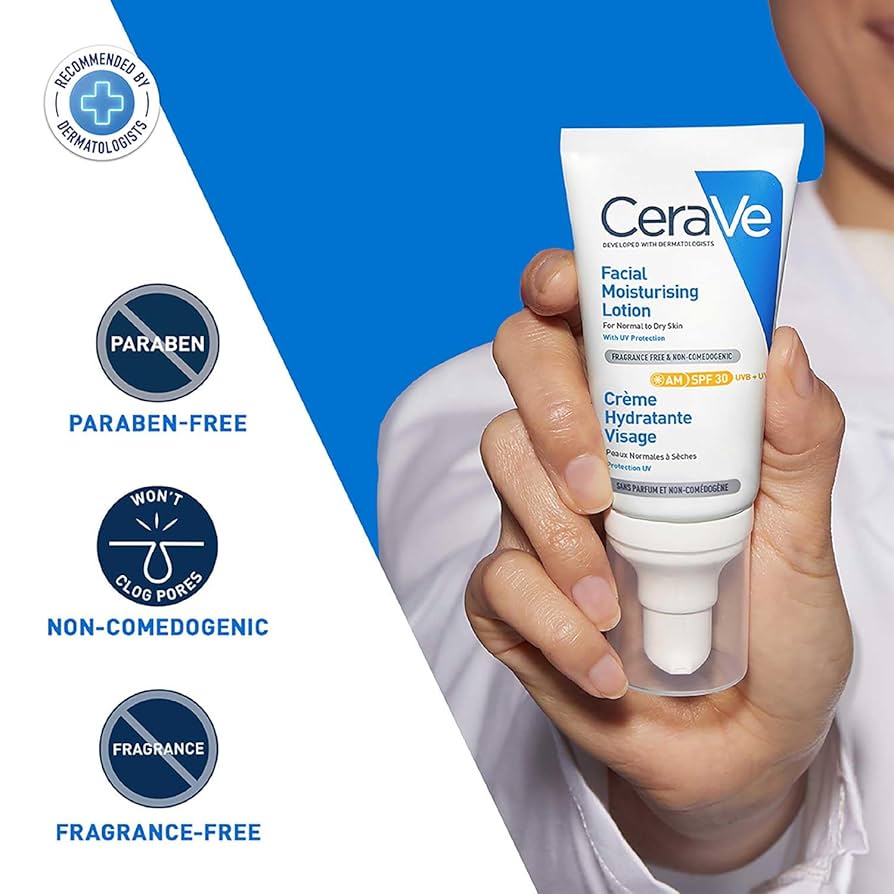 CeraVe AM Facial Moisturising Lotion SPF30 52ml