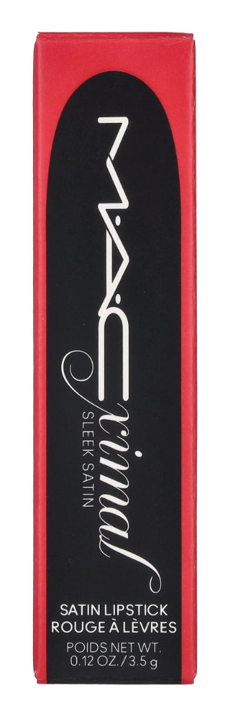 MAC Macximal Sleek Satin Lipstick - 831 Brave Red 3.50g