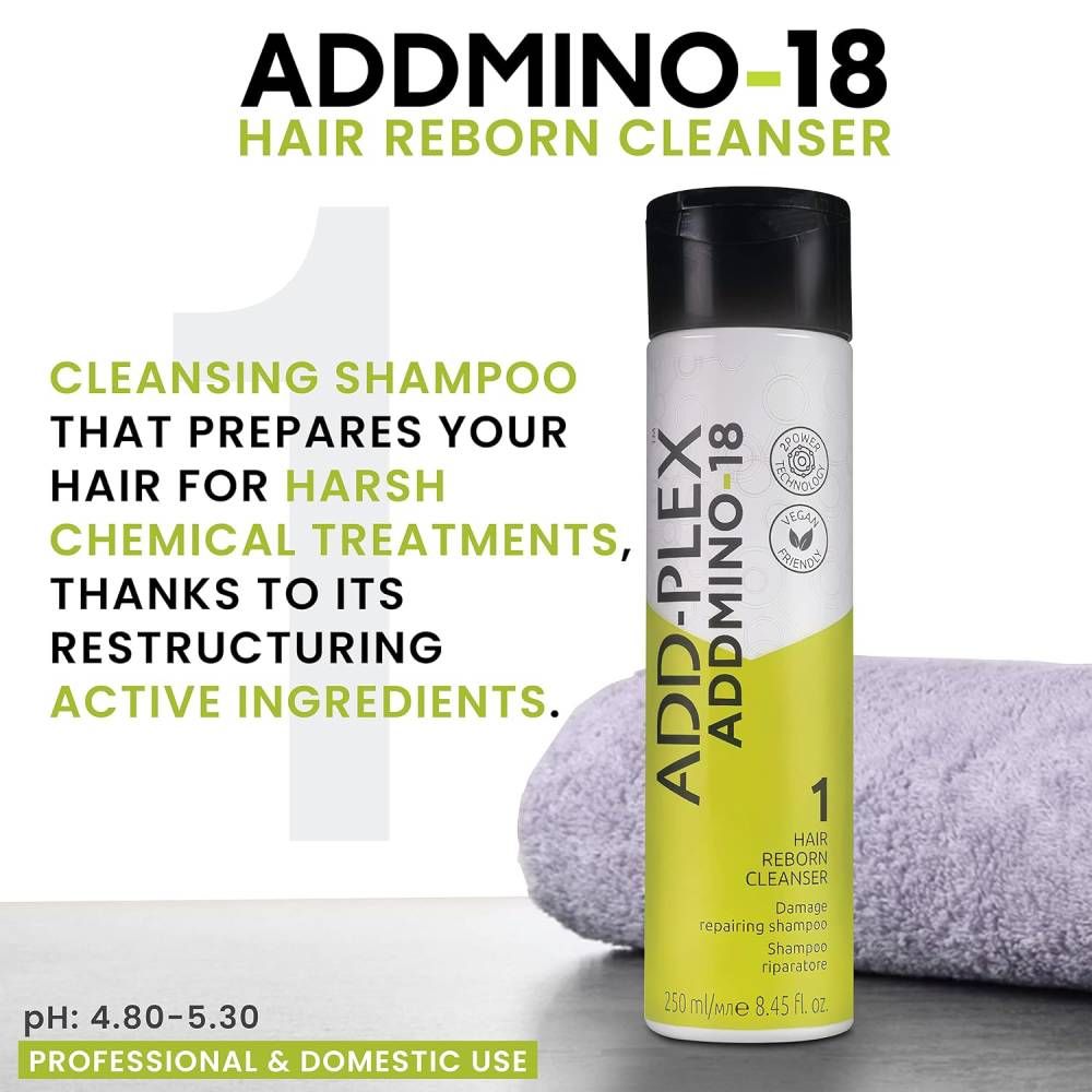 Addmino-18 Add-Plex 1 Hair Reborn Cleanser 250ml