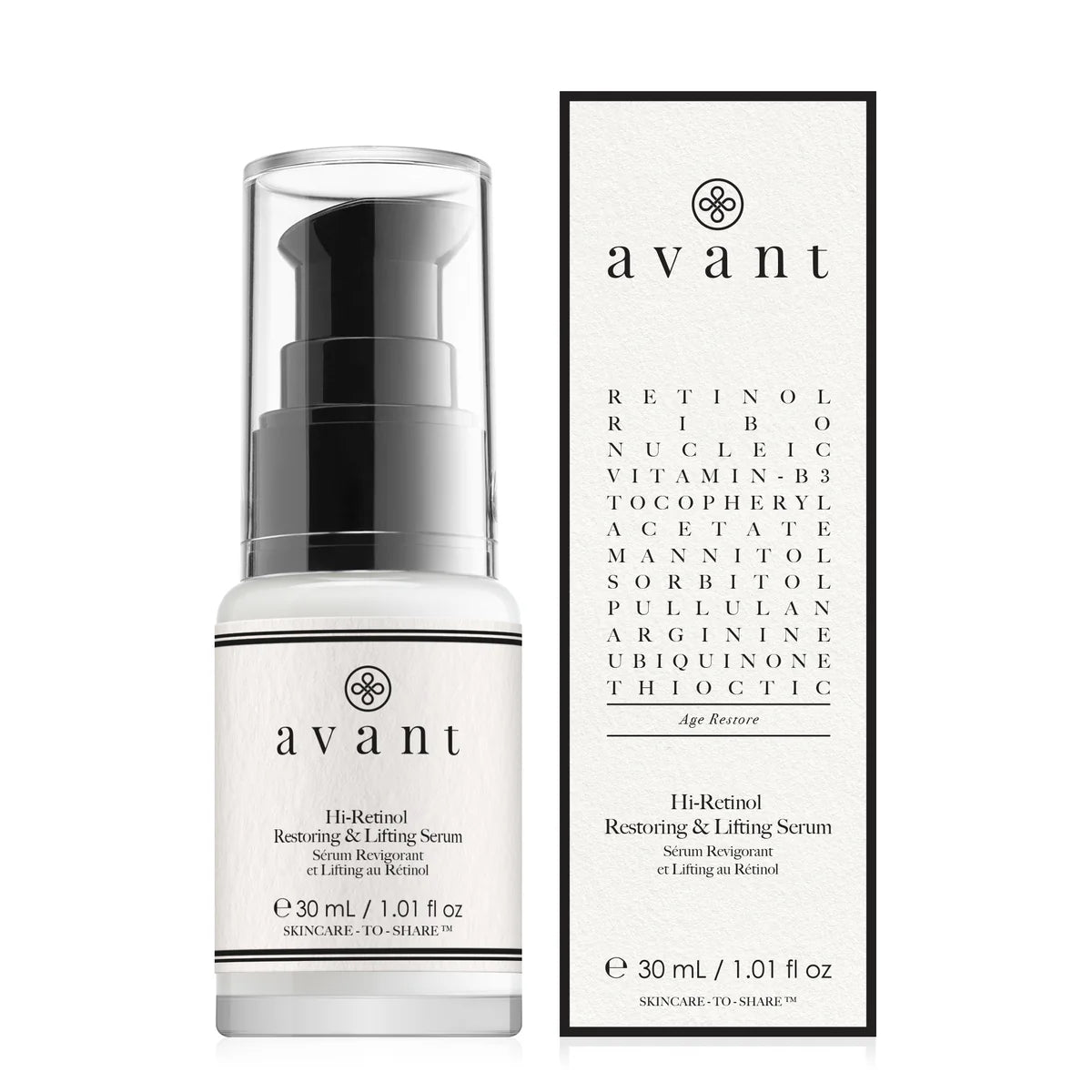 Avant Skincare Hi-Retinol Restoring & Lifting Serum 30ml
