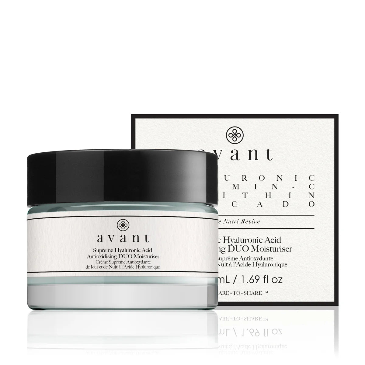 Avant Skincare Supreme Hyaluronic Acid Anti-Oxidising Duo Moisturiser 50ml