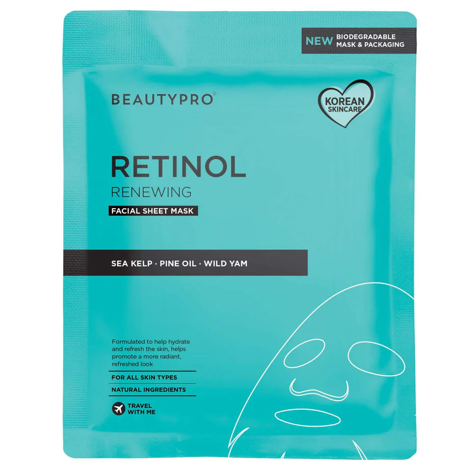 BEAUTYPRO Retinol Facial Sheet Mask