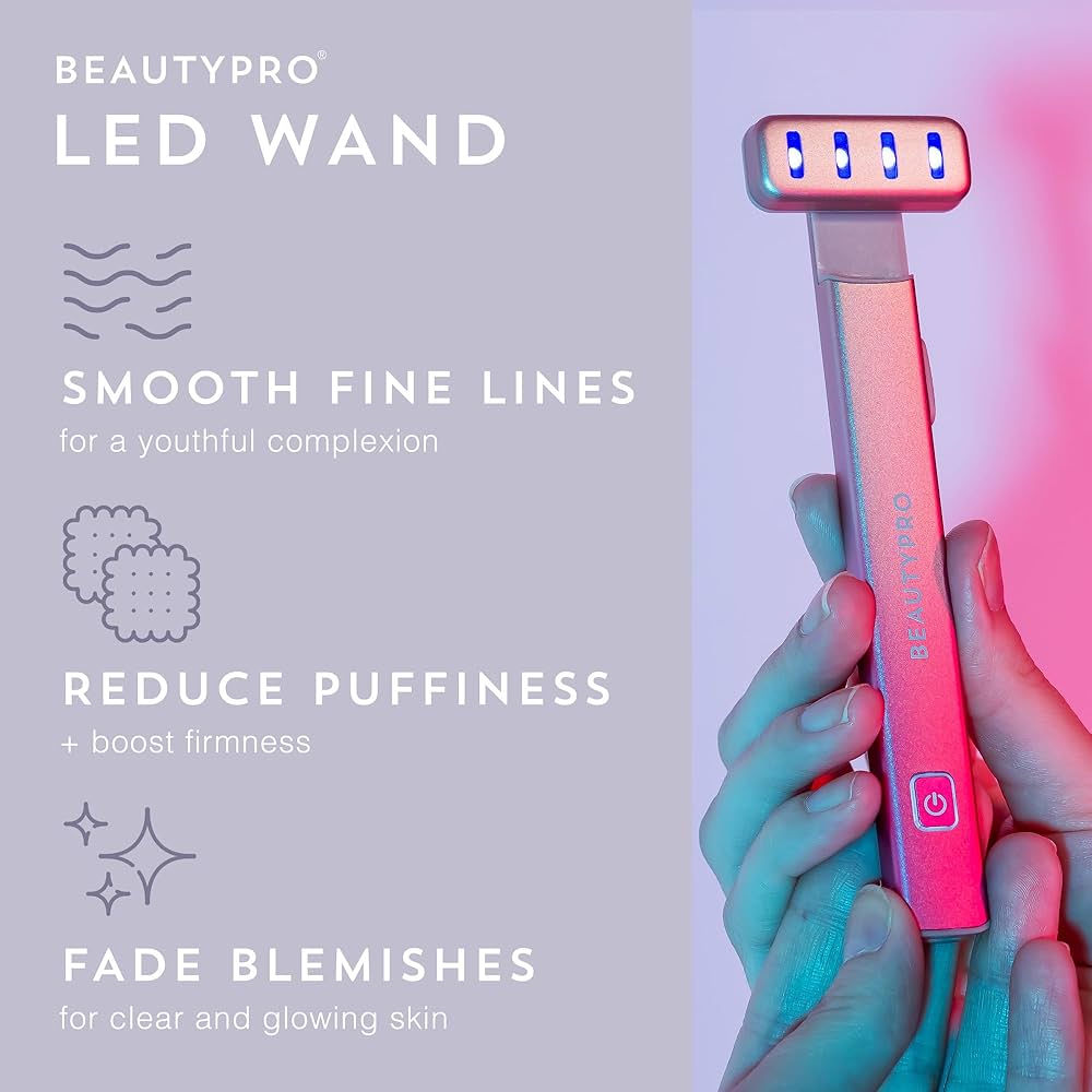 BEAUTYPRO LED Wand 5-In-1 Anti-Ageing Wand benefits