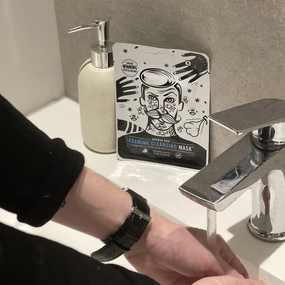 Barber Pro Foaming Cleansing Mask 3