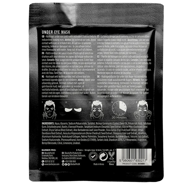 Barber Pro Under Eye Mask Back