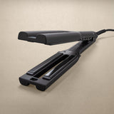Hot Tools Black Gold Dual Plate Salon Straightener - with silk scarf