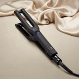 Hot Tools Black Gold Dual Plate Salon Straightener - with silk scarf