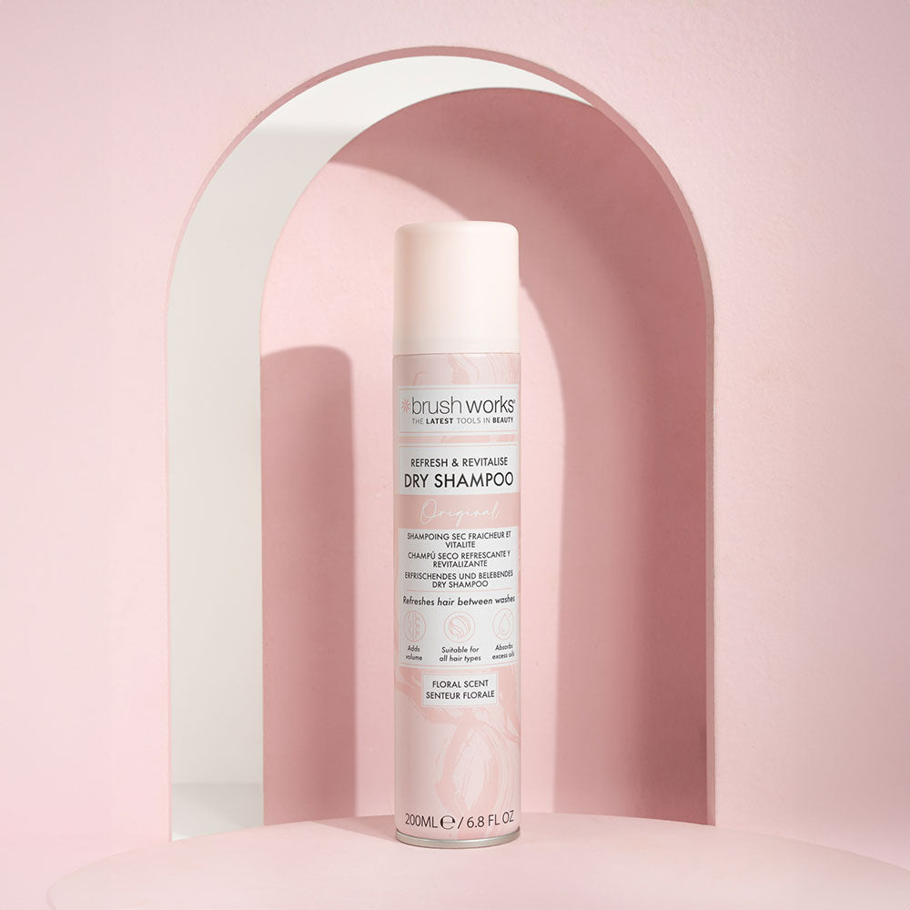 Brushworks Refresh & Revitalise Floral Dry Shampoo 200ml