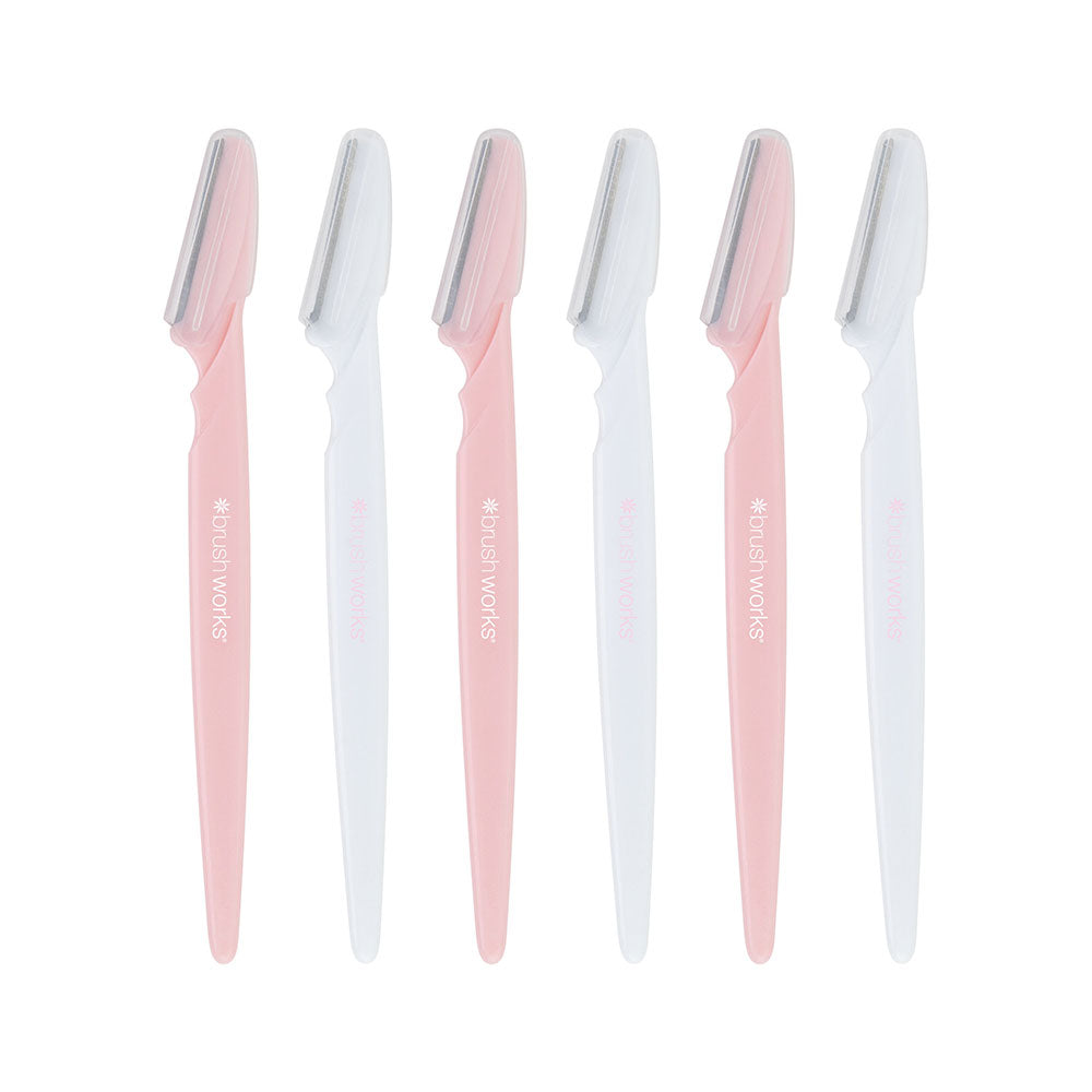 Brushworks Angled Dermaplaners (Pack of 6)