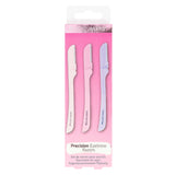 Brushworks Precision Eyebrow Razors (Pack of 3)
