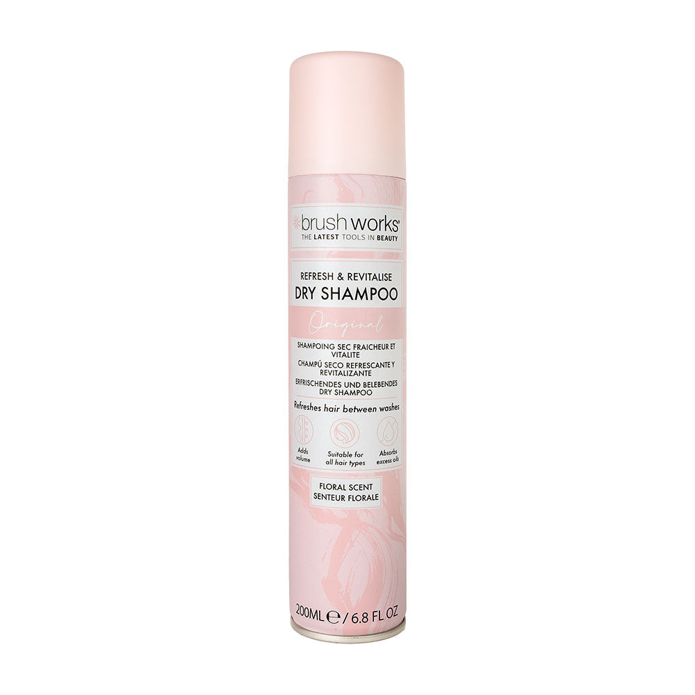 Brushworks Refresh & Revitalise Floral Dry Shampoo 200ml