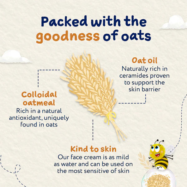 Child’s Farm Oat Derma Face Cream 50ml features