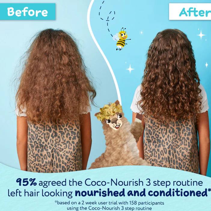 Childs Farm Coco-Nourish Shampoo 250ml before and after