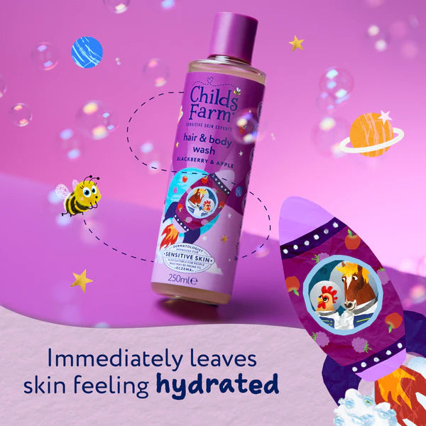 Childs Farm
Hair & body wash 250ml
blackberry & apple