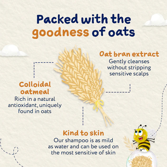 Childs Farm Oat Derma Shampoo 250ml Features