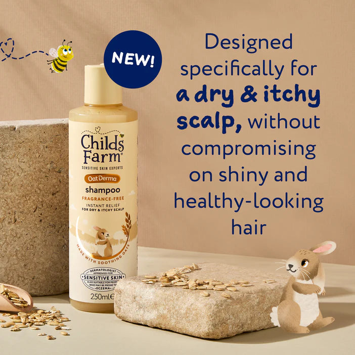 Childs Farm Oat Derma Shampoo 250ml HWS Beauty