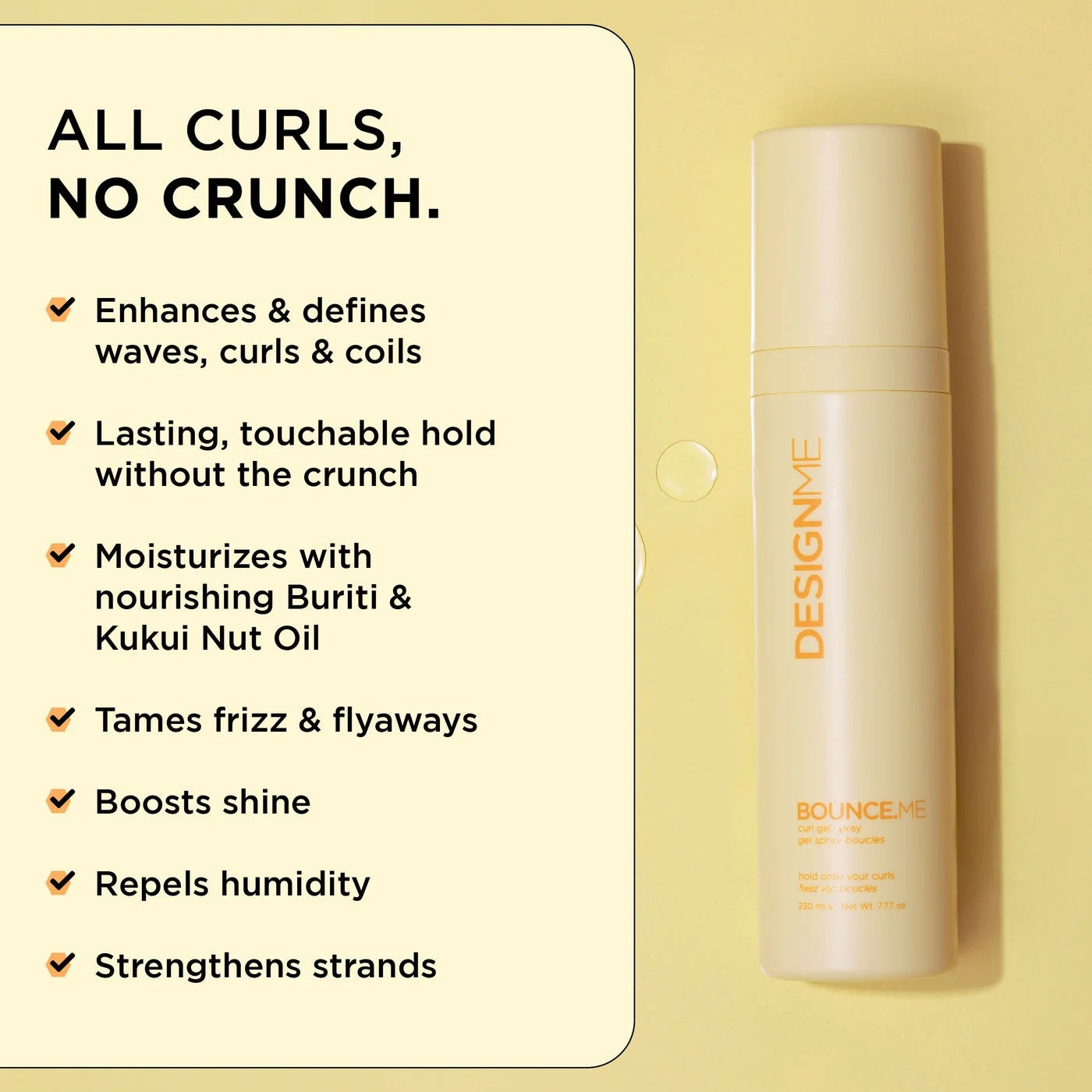 DESIGNME Bounce.Me Curl Spray Gel 230ml