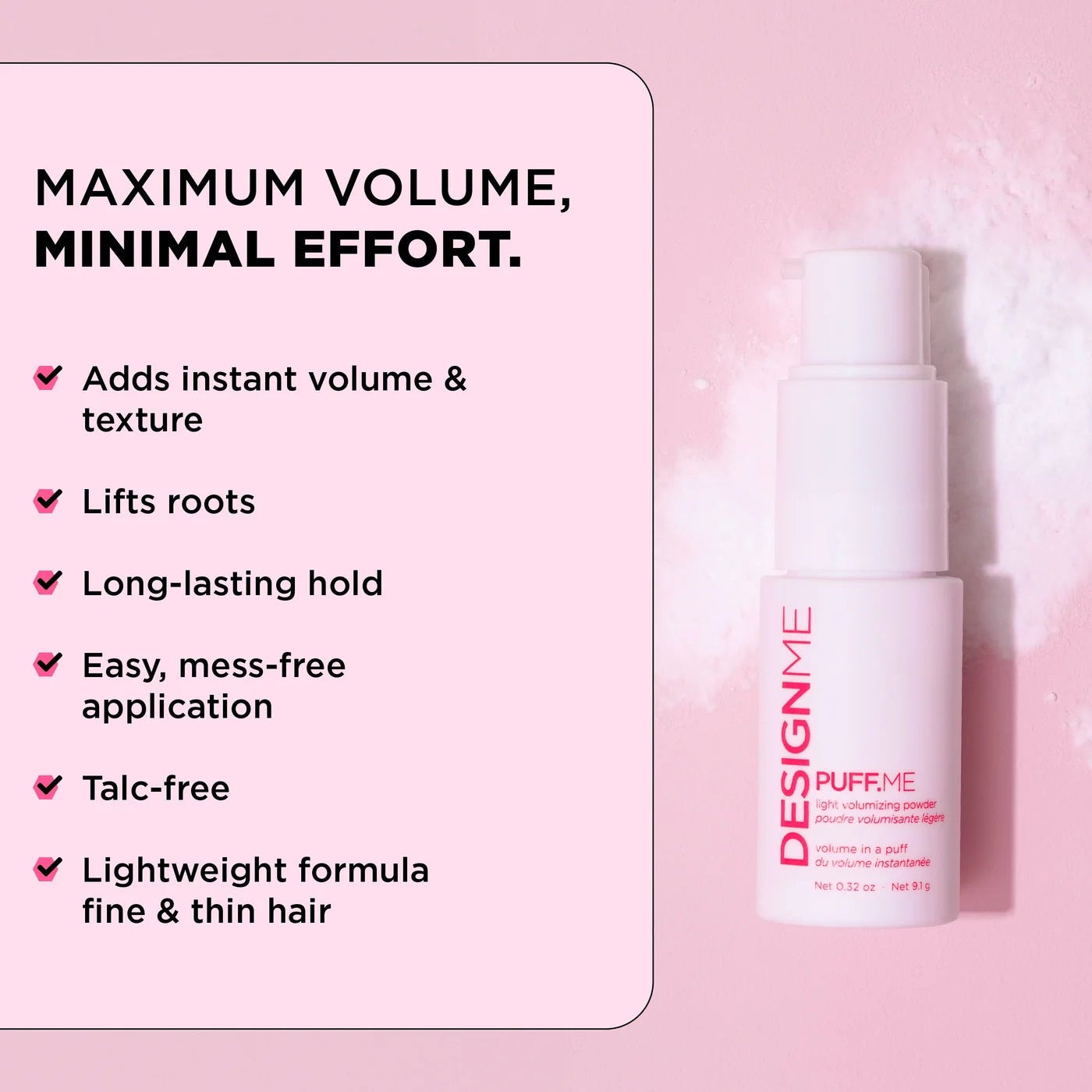 DESIGNME Puff.Me Light Volumizing Powder 9g