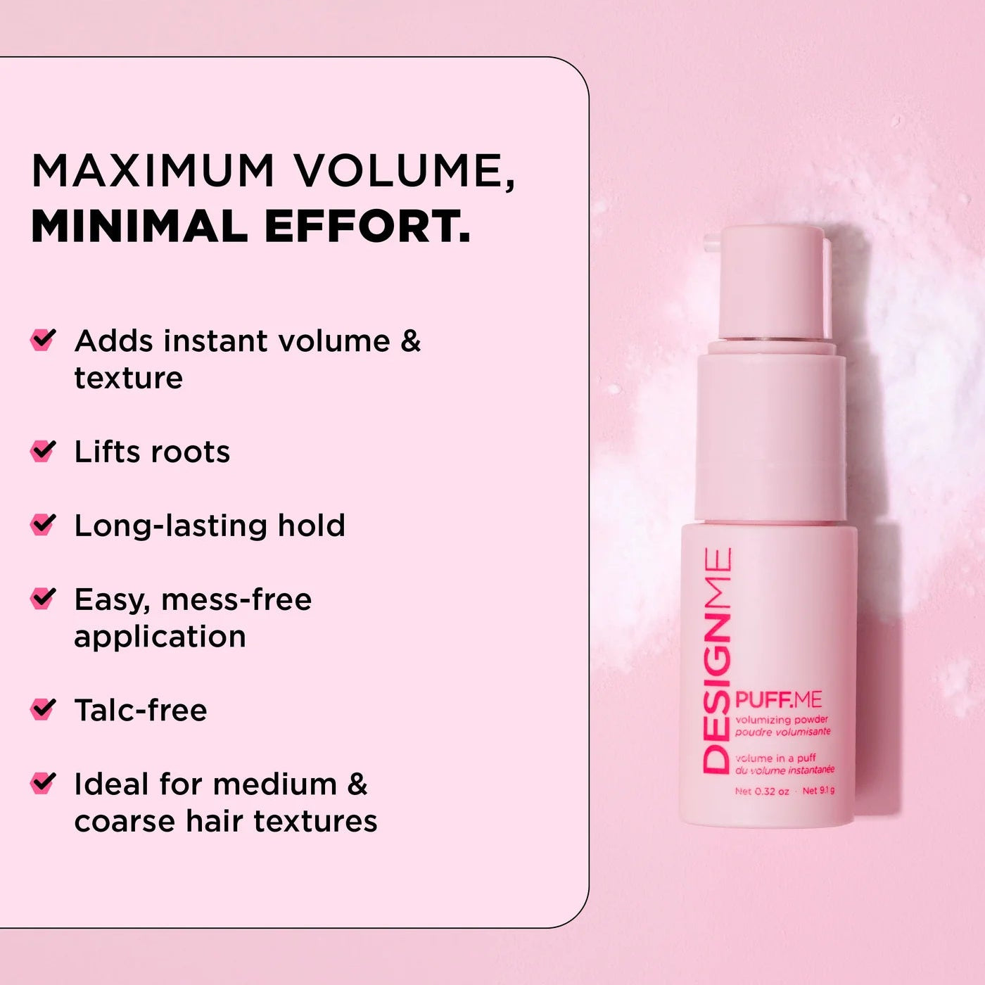 DESIGNME Puff.Me Volumizing Powder 9g