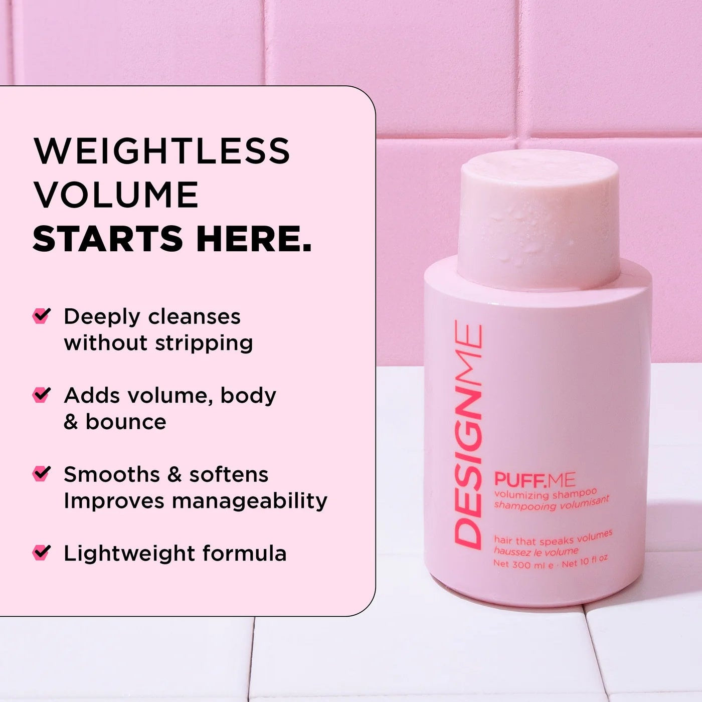 DESIGNME Puff.Me Volumizing Shampoo 1000ml