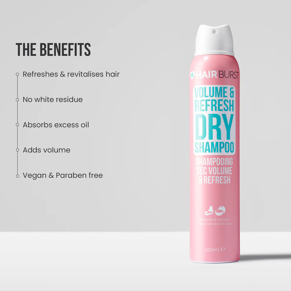 Hairburst Volume & Refresh Dry Shampoo 200ml