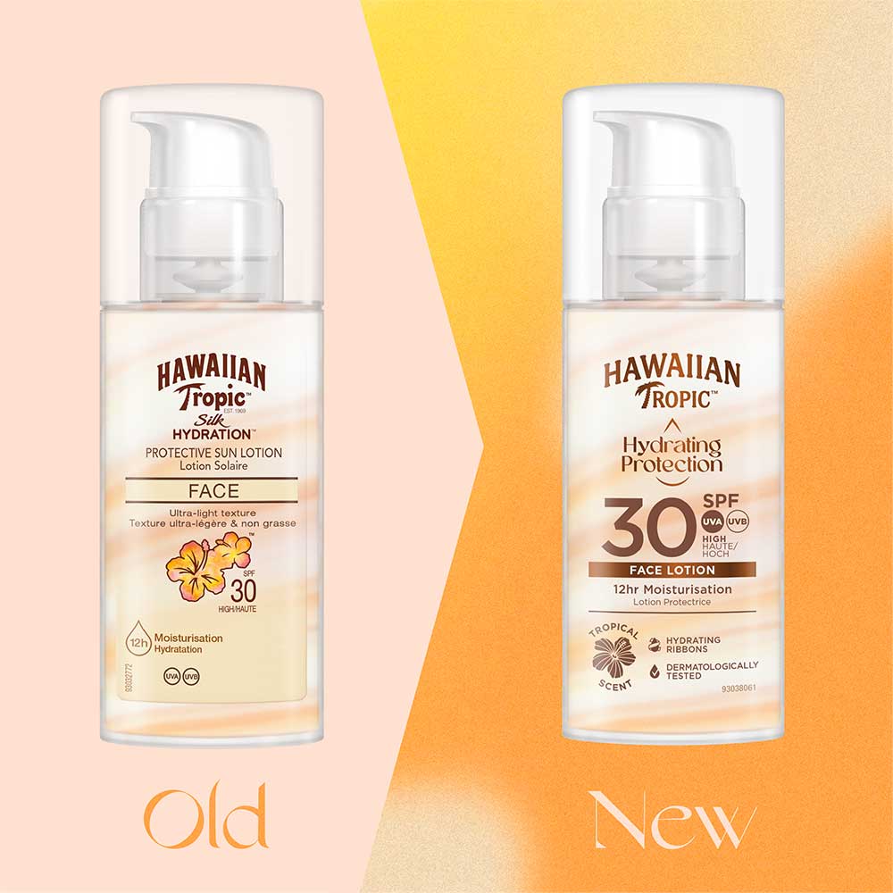 Hawaiian Tropic Silk Hydration Protective Face Lotion SPF30 50ml