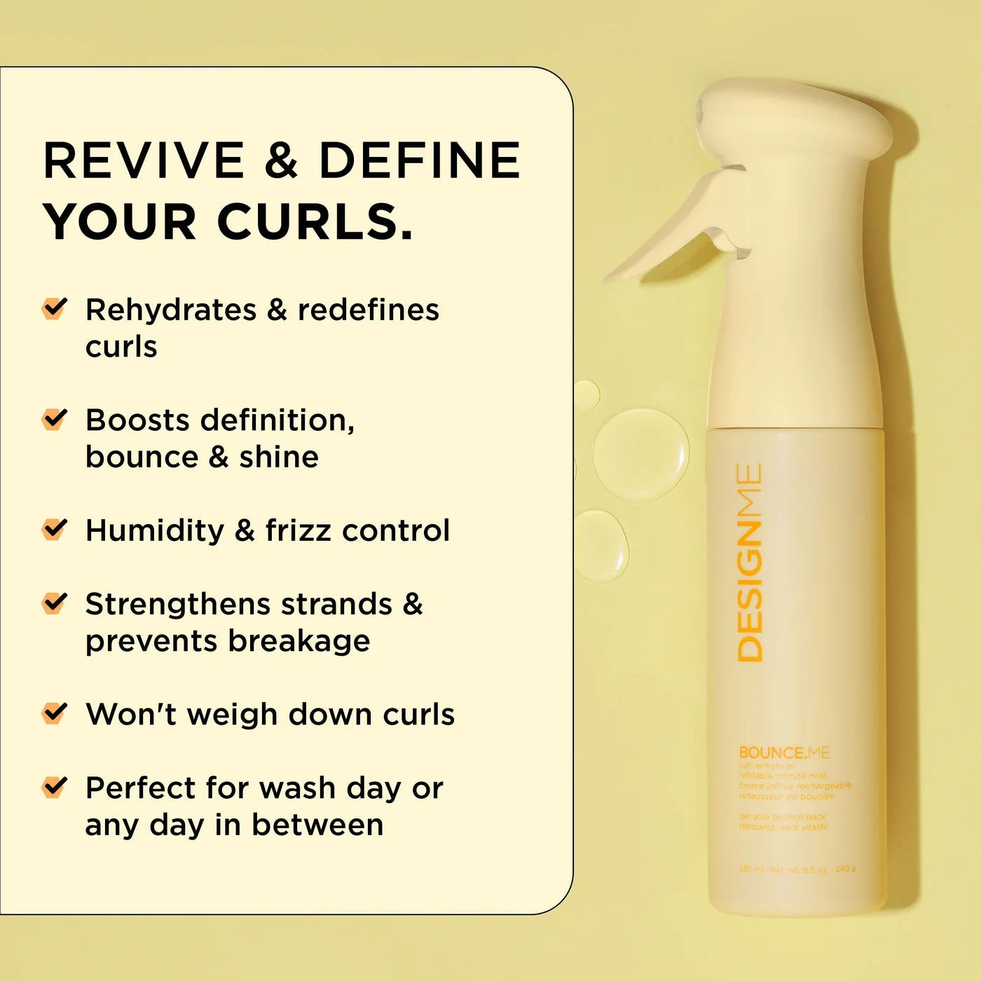 DESIGNME Bounce.Me Curl Enhancer Mist 250ml