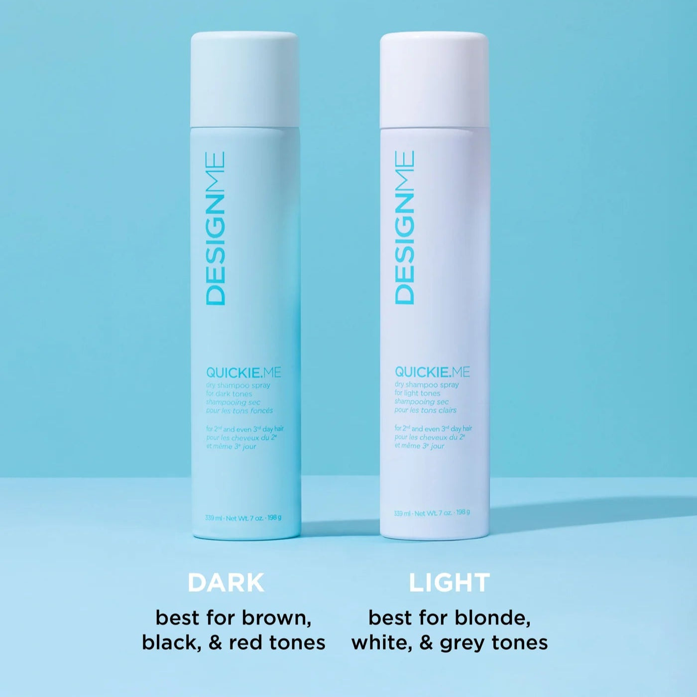 DESIGNME QUICKIE.ME Dry Shampoo Dark Tones 339ml